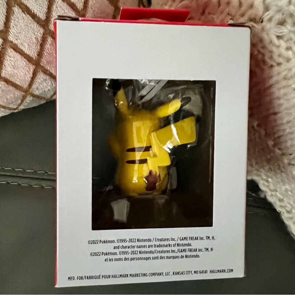 NIB PIKACHU Pokemon HALLMARK Christmas TREE Ornament SO CUTE! - Picture 6 of 8